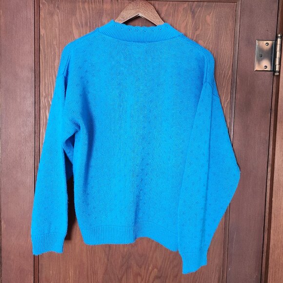 Vintage Alison J. Blue Sweater - Picture 5 of 7